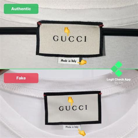 gucci fake clothing|authentic gucci clothing tags.